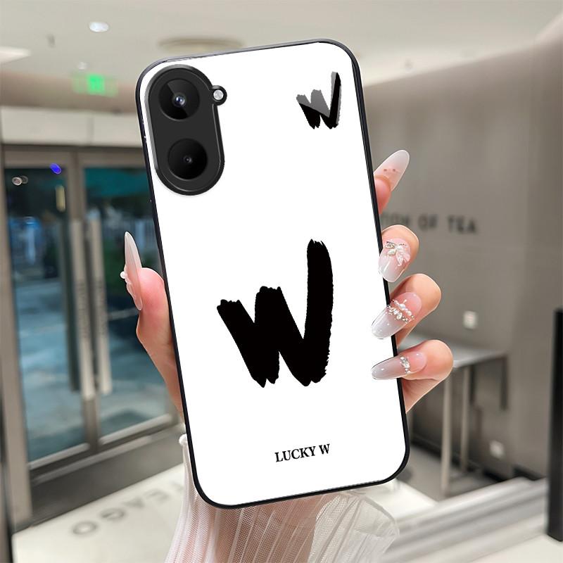 Case For Realme 10 Pro Plus 4G 5G Lucky Letters Back Cover Capa For Realme10 10Pro 10Pro+ Tempered Glass Soft TPU Protect Fundas