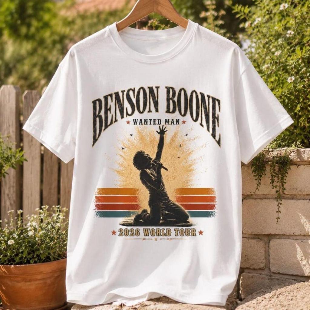 New Benson Boone Wanted Man Tour 2026 Unisex All Size Shirt AS312