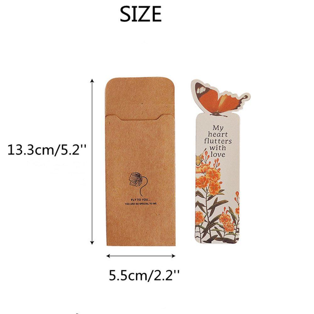 School Supplies Student Gift Stationery 3D Butterfly Bookmarks Paper Bookmark Bookmark