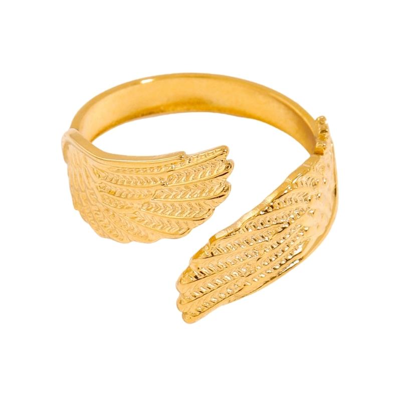 

Adjustable Vintage Doves Wing Rings Portable Accessory for Daily Wear Parties Supplies or Special Occasions Use 1