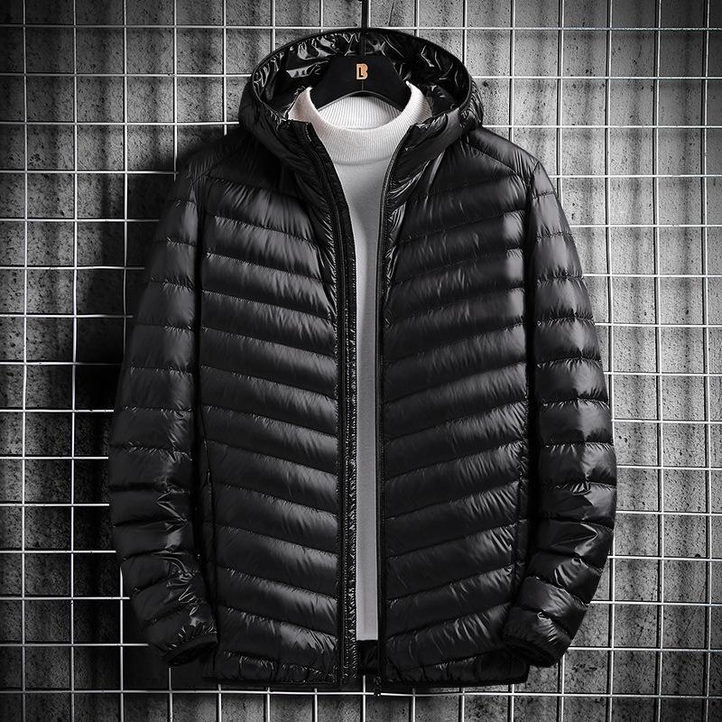 

NASA2026 Men s Lightweight Down Jacket - Short, Portable, Thin, Packable, Plus Size, for Autumn & Winter M