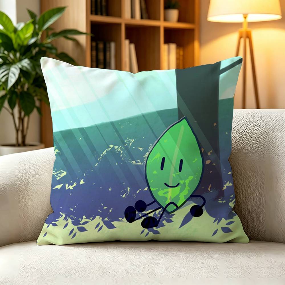 CCute Chibi Battle for Dream Island Pillow Case Square DoubleSided Sofa Cushion Cover Bedroom Bedside Pillow