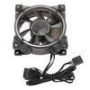 7-Blatt PC-Gehäuselüfter 800-2500 U/min ARGB Gehäuselüfter LED-Beleuchtung 80mm PWM ARGB Gehäuselüfter Desktop-Gehäuse