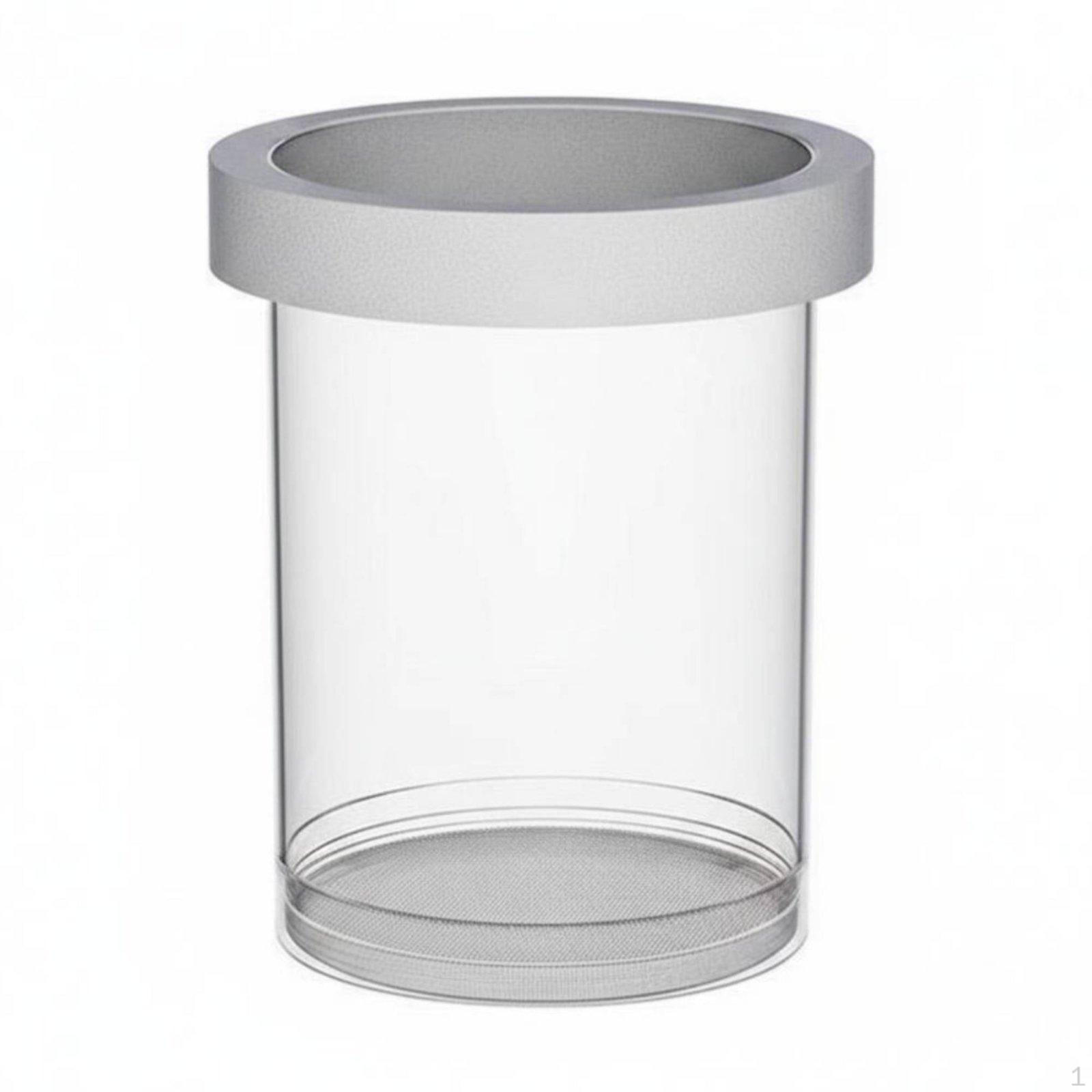 Guppy Breeding Container HighVisibility Buoyant Breeder Box Double Mesh Design White S