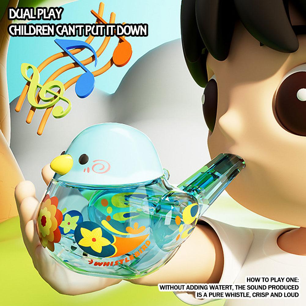 Water Bird Whistle for Infants and Children Toys, Bird's Call for Babies, Can Add Water to Whistle for Water Call Xmas Gifts