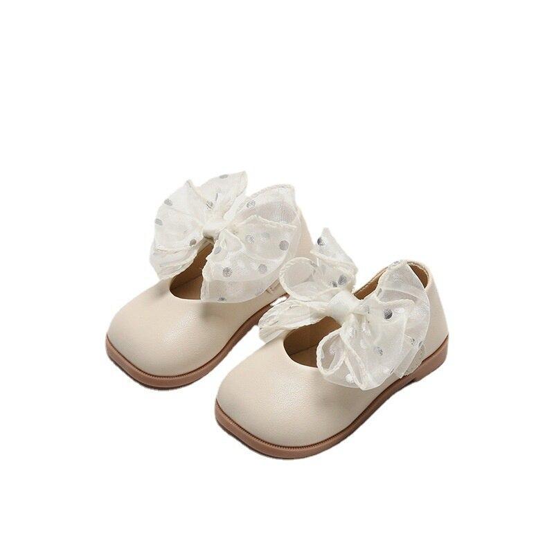 Cheap Girls Princess Shoes Baby Soft Fashion Solid Color Children Lace