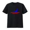 Piedmont Airlines Red Blue Logo US Aviation Geek Black Cotton T Shirt Vintage Washed Breathable Stretched Casual Homme Graphic