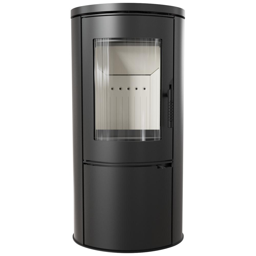 Wood burning steel-cast iron stove KRATKI AB Ø 150 8 kW