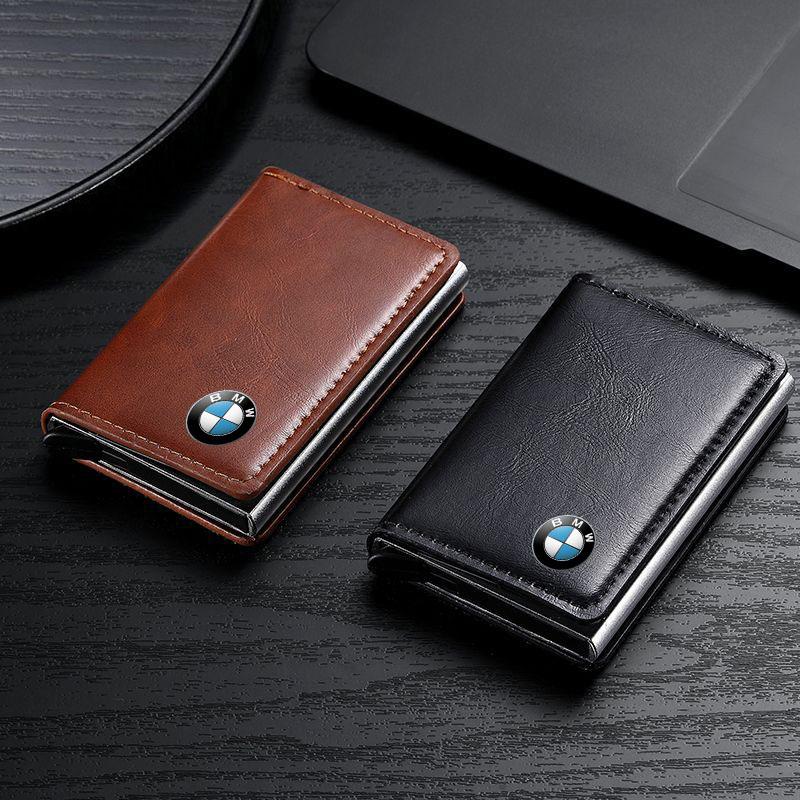 Portadocumenti da guida per auto in pelle PU Portafoglio per carte ID Passaporto Porta carte Pochette per carte Per BMW E46 E39 E90 E60 E36 F30 F10 E34 E30 F20 E92 M3 M4 M5 X5 X6