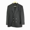 Stanley Blacker Wool 100% Double Tailored Jacket / A6 / Men's L Equivalent / Dark Gray / Inner Pocket(USED)