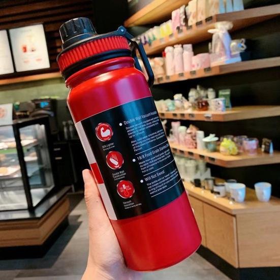 304 Stainless Steel Vacuum Flasks Insulated Water Bottle BPA-Free Vacuum Cup for Sports Fitness Travel