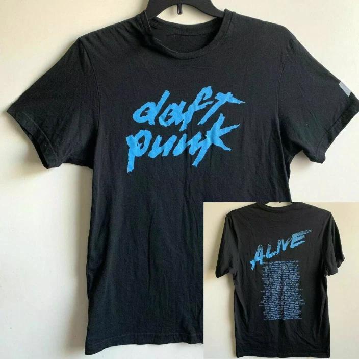 Vintage Rare 2007 Daft Punk Alive Tour Merch Promo New T-Shirt L