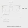 Ilsamsaemem Basic Square Round Blue Light Transparent S000778
