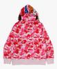 Bape Abc Camo Second Ape Full Zip Hoodie (M) Pink