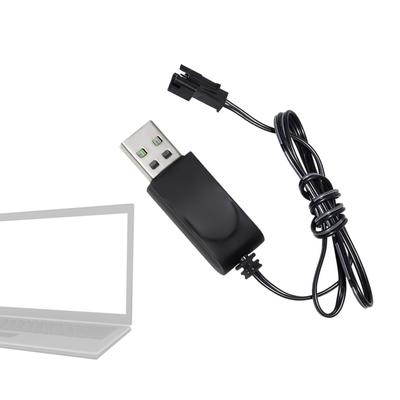 USB Charger Cable with SM2P Connectors Lithium Battery USB Charging Cable 3.7V 500mAh Output for Remote Control Car