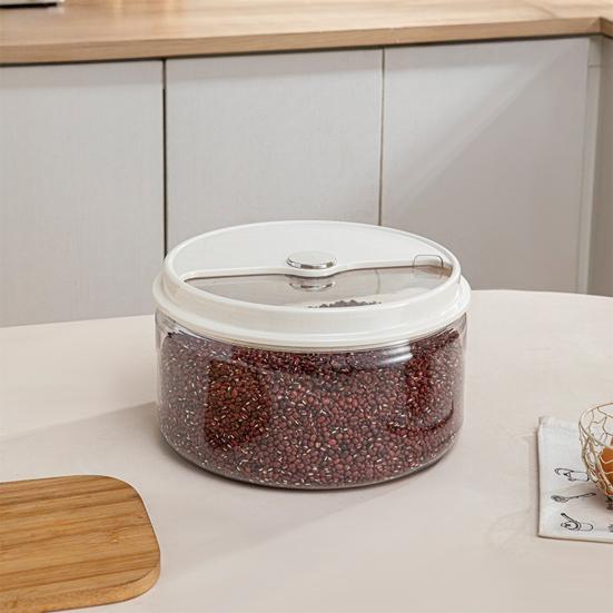 Rice Bucket Transparent Visual Panel Large Capacity Sealing Moisture-Proof Food-Grade Plastic Storage Container