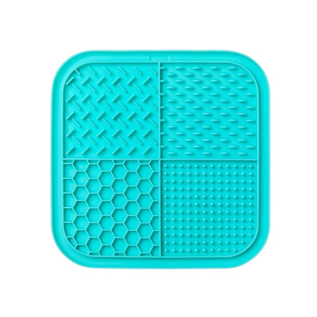Licking Mat For Dogs & Cats With Suction Cups,Dog Slow Feeder Lick Pat For Anxiety Relief, Dog Toys Feeding Mat For Butter Yogurt, Bathing