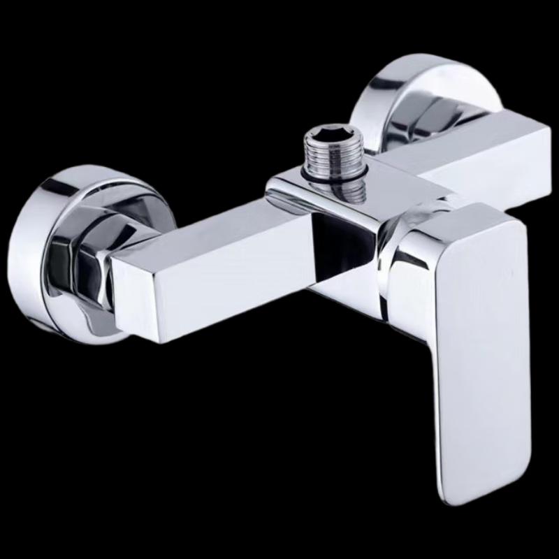 Wall-Mounted Square Shower Faucet