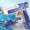 Kids Press Continuous Firing Water Gun, Linkage Rehearsal Summer Beach Water Play Game, Outdoor Fun Toy for Children Boys Girls