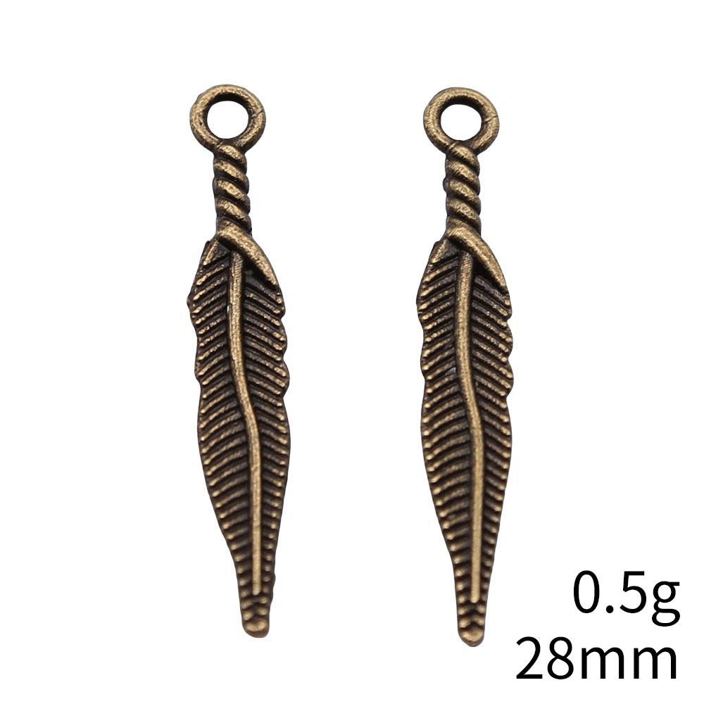 NewArrivals Charms Jewerly Making Feathers Leaf Charms Pendant Ornaments For Home Car Pendant