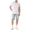 Levis Comfortable Loose Letter Print Casual Round Neck Short Sleeve T-Shirt Men Tops White 002XG-0000