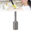 Ground Rod Driver 3.9in Round Handle Heavy Duty Steel Ground Rod Drill Bit Driver T Post Driver for   Plus Hammer