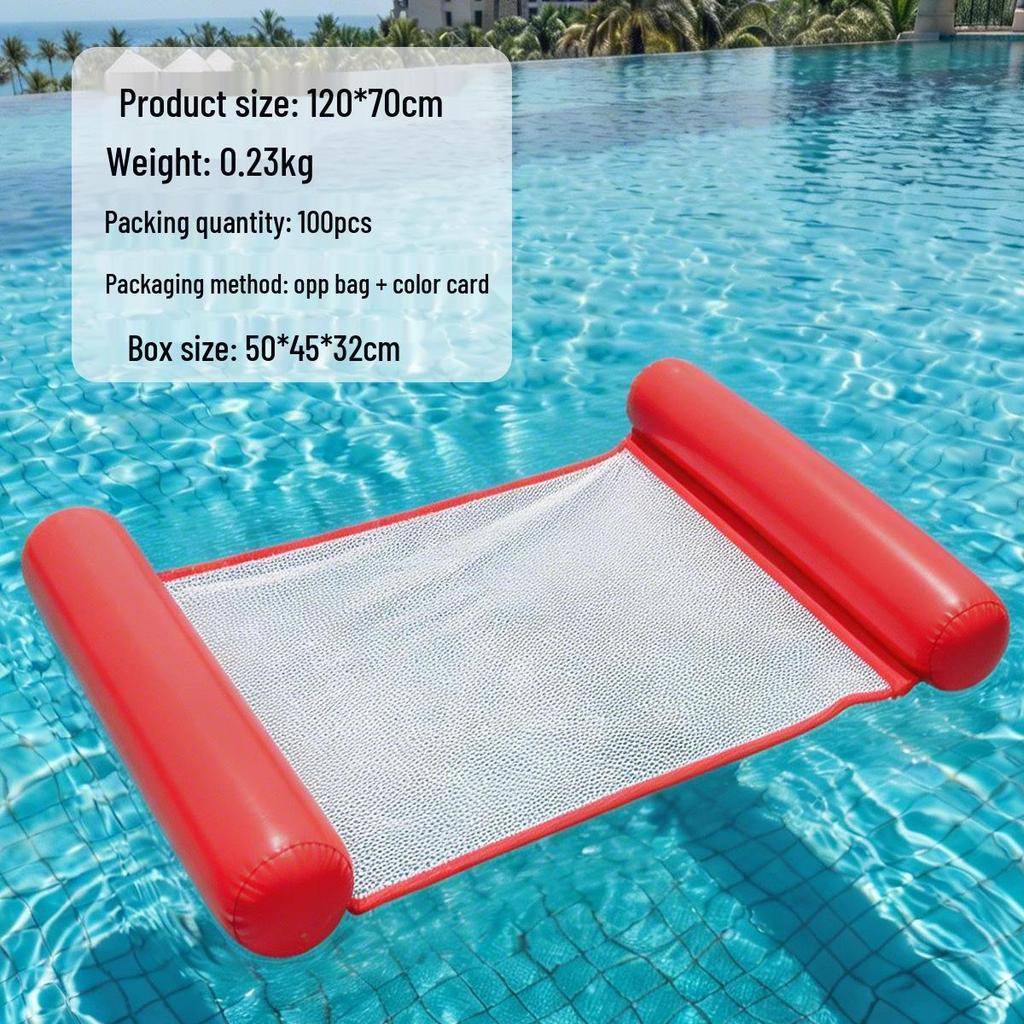 Z 4-Tube Inflatable Raft: Foldable Outdoor Lounge Chair & Water Hammock