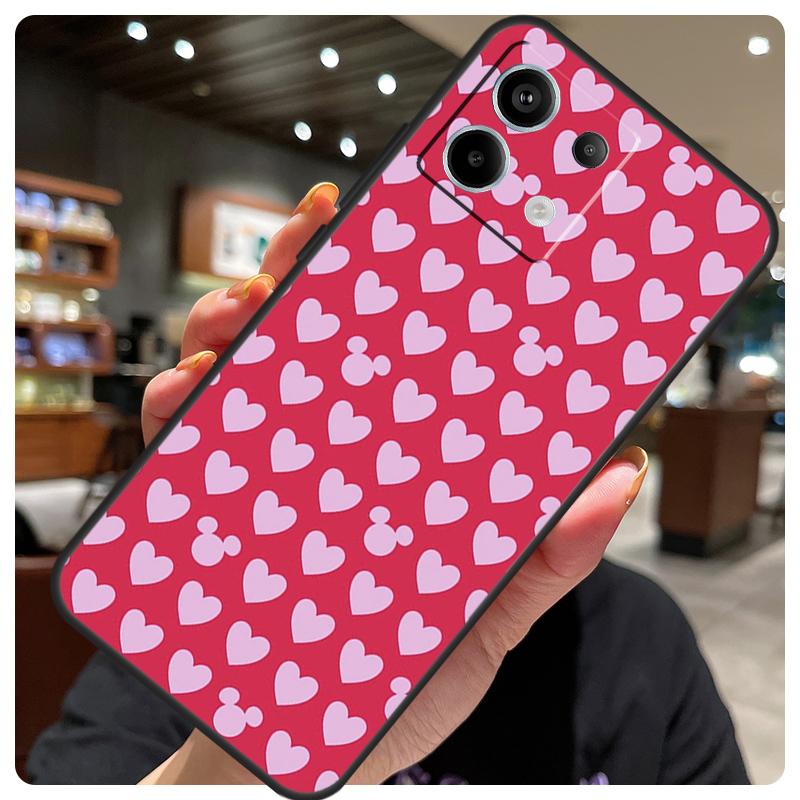 Heart Cartoon Girls Case For Xiaomi Redmi Note 14 10 11 12 13 15 Pro Plus Cover For Redmi 15 15C 14C 10C 12C 13C