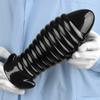 Extra Large Threaded Butt Plug Anal Black PVC Dildo Masturbator Big Dick Sex Toys Fisting Gay BDSM 18+