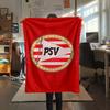 Manta de Franela con Estampado PSV Eindhoven, Alta Calidad, Cómoda para Todas las Estaciones, Decoración del Hogar, Calidez y Confort
