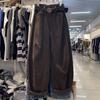 Autumn/Winter 2025 High-Waisted Retro Plus Size Wide-Leg Jeans - Korean Style Slimming Loose Fit for Women
