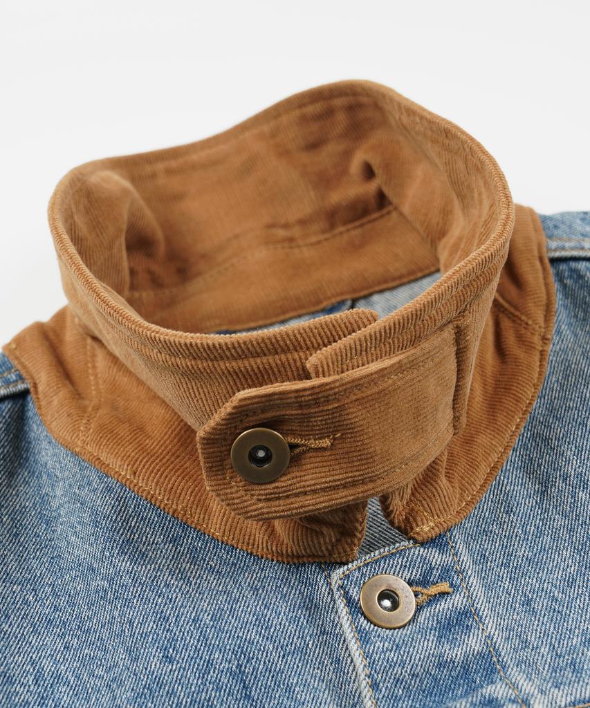 Frizmworks Gewaschene Denim Truckerjacke _ Blau