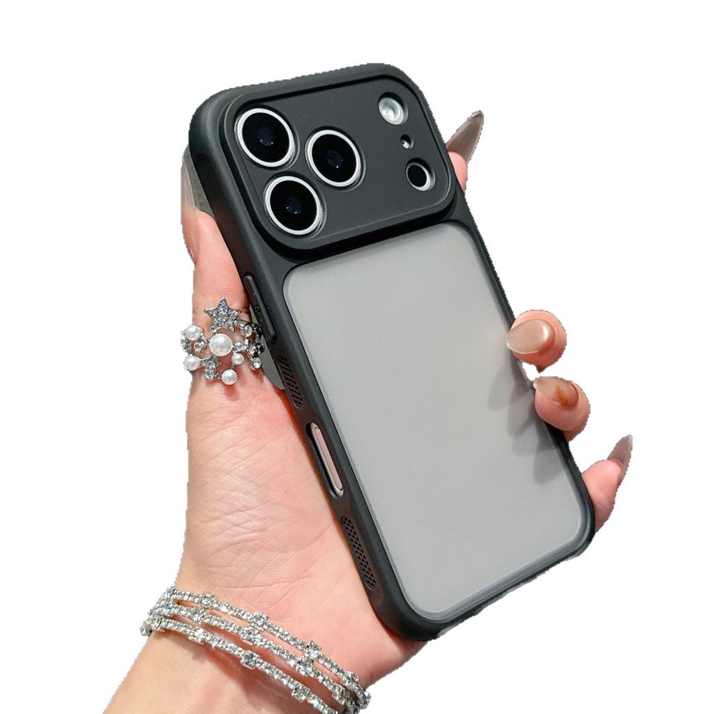 Matte, transluzente Vollabdeckung, stoßfeste Handyhülle für iPhone 17 Pro Max