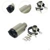 Exhaust Muffler Practical Parts for 6001200 Large Displacement Silver