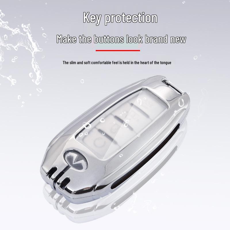 Premium Infiniti QX50/Q50L/QX60 Women's Key Case with Decorative Buckle for 2022 Model