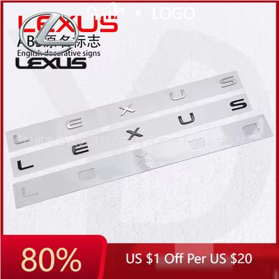 2026 Hete Interieurstickers 3D ABS Logo Embleem Auto Voorgrille Badge Kofferbak Decal - Aanpasbare LEXUS Sticker Accessoire Voor