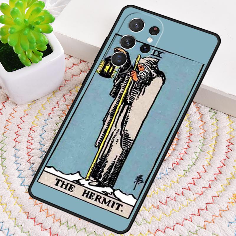 Tarot Card The Hermit TPU Phone Case For Samsung Galaxy note 10 pro S26 S25 S24 S23 S22 Ultra Plus S21 FE S20 Shockproof Cover