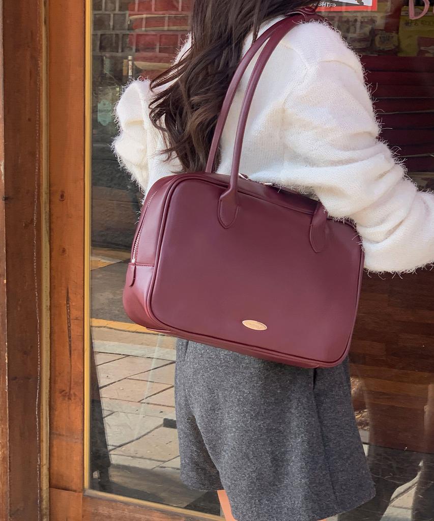 Tooamo Mellow Classic Shoulder Bag Wine
