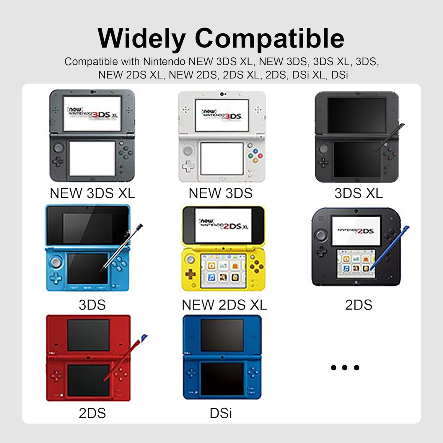 Зарядный кабель для 3DS, USB-кабель для зарядки, совместимый с Nintendo 3DS/ DSi/ DSi XL/ 2DS/ New 2DS XL