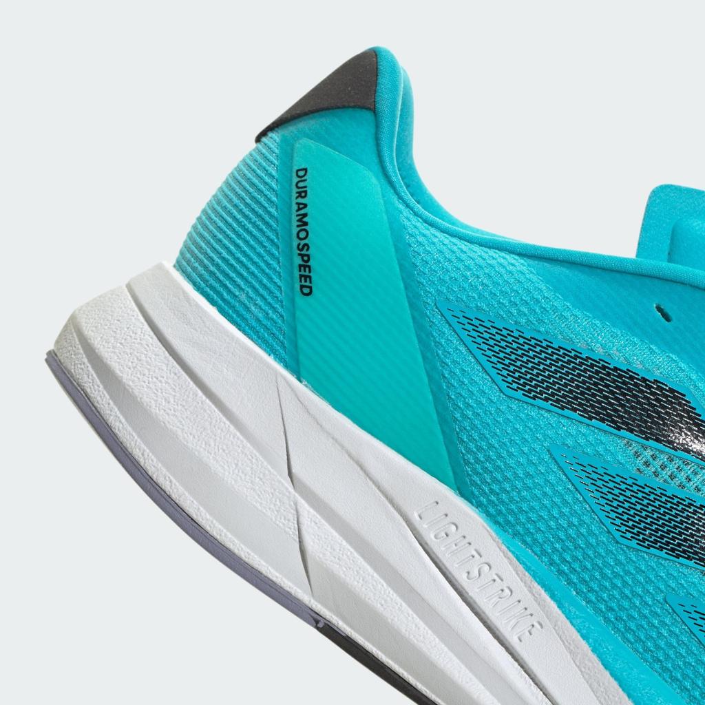 Adidas ADIZERO DURAMO SPD M Running Shoes, Training Shoes for Club Activities, IE7259 (Sax/26.5/Men's Sizes), LCYAN/BK
