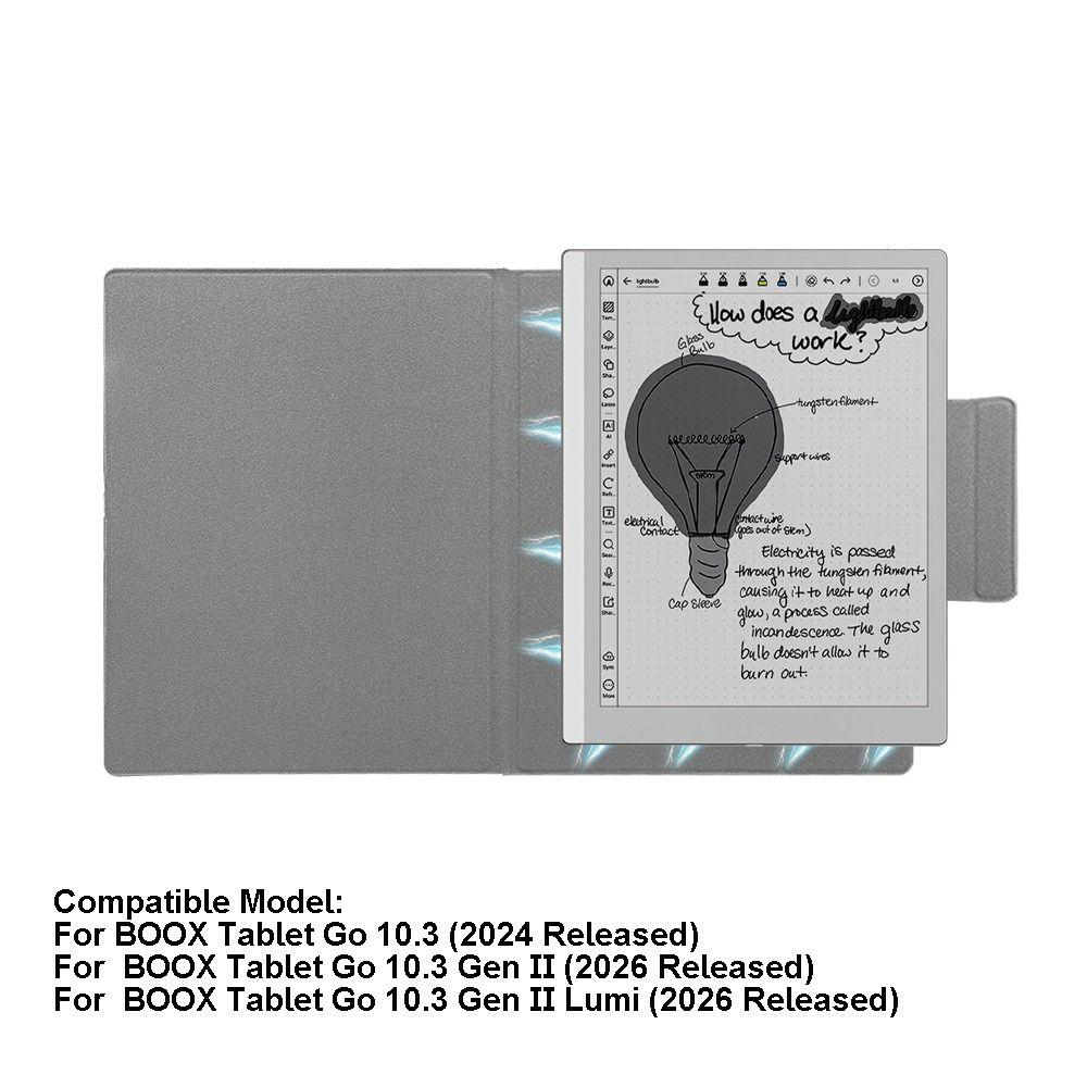 with Pen Buckle Tablet Protective Cover Folio Shell for BOOX Tablet Go 10.3 Gen II /Gen II Lumi