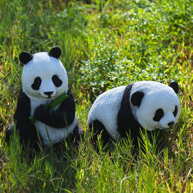 Yingshi Garden Resin Panda Ornament