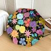 1pc flowers pattern Pattern Umbrella  Automatic Opening and Closing Umbrella, High quality Umbrella, Ideal Gift for Her 163