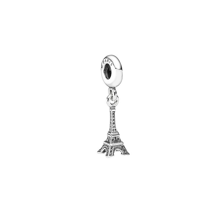 Pandora Eiffel Tower 925 Silver Charm Unisex Charm 791082 Silver,F