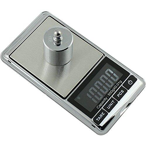 

Digital Jewelry Weigh Scale 500g/0.01g LCD Display Pocket Balance Type A