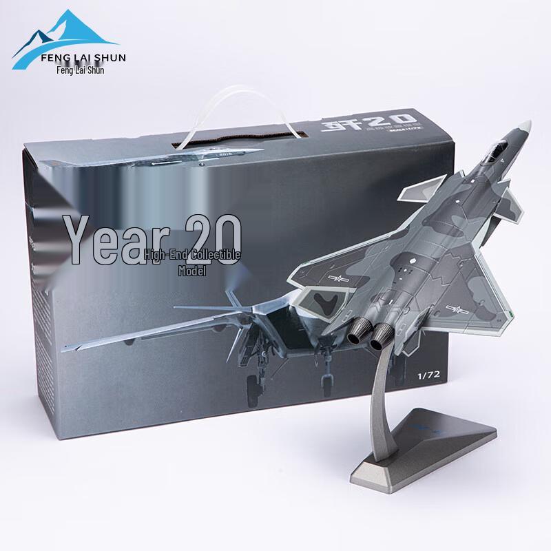 J-20 Fighter Jet Model (1:72 Scale)