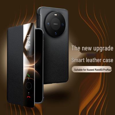 Huawei Mate 80 Pro Max Magnetický kožený výklopný kryt s funkcí Smart Sleep RS Ochrana