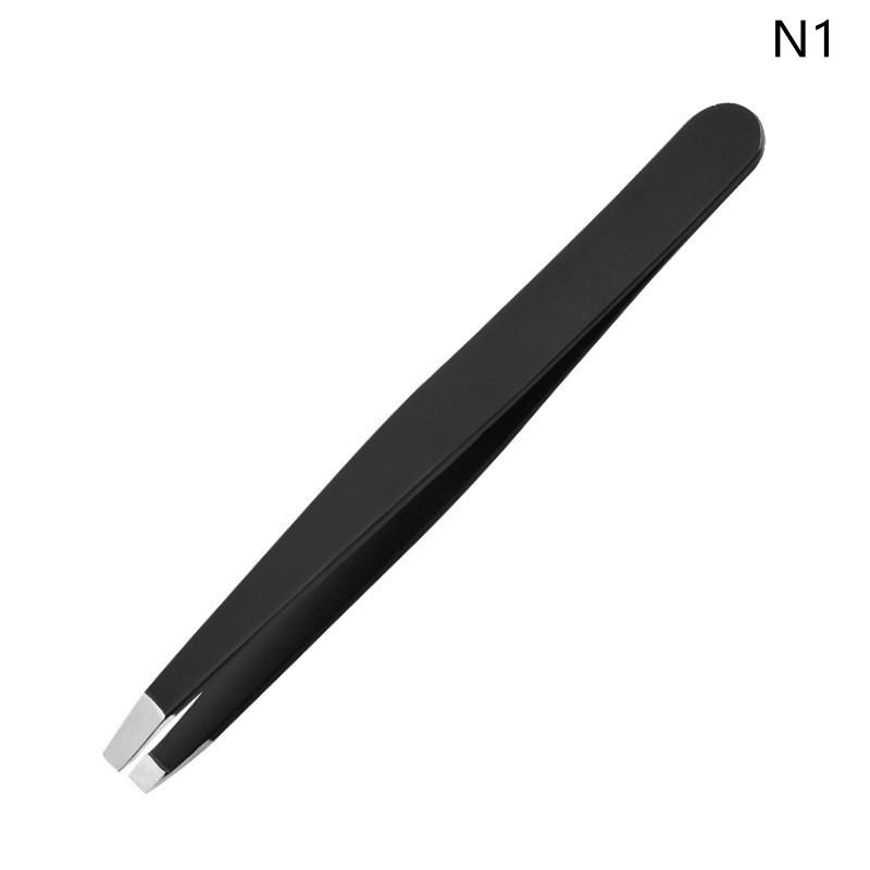 

1 шт. Прецизионный пинцет из нержавеющей стали для удаления волос на бровях и лице, заноз, черных точек, со скошенным кончиком, с угловым кончиком, с заостренным кончиком