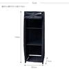 TRI Shelf Rack Derek W110 D31 SLW239 Roll-Up POLY-OLIVE Size Approx. H39.5