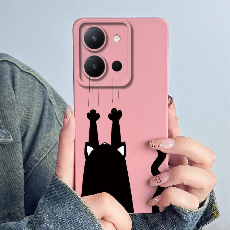 For Vivo Y36 4G Russia Phone Case Cute Astronaut Back Cover Vivo Y 36 Funda Soft Liquid Silicone Camera Protection Bumper Coque